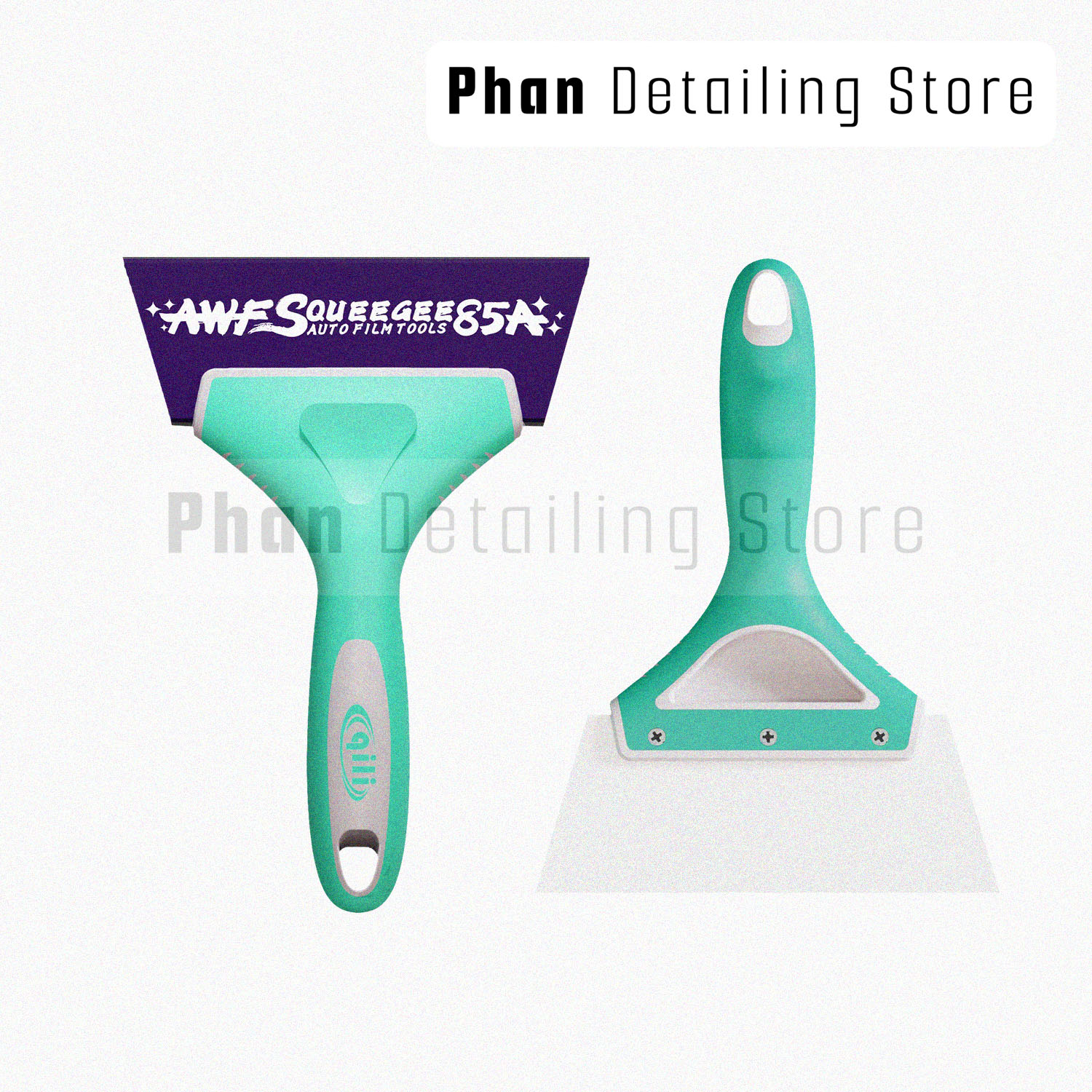 Gạt Film Lưỡi Cứng Thân Nhựa Qili " Lưỡi Tím "